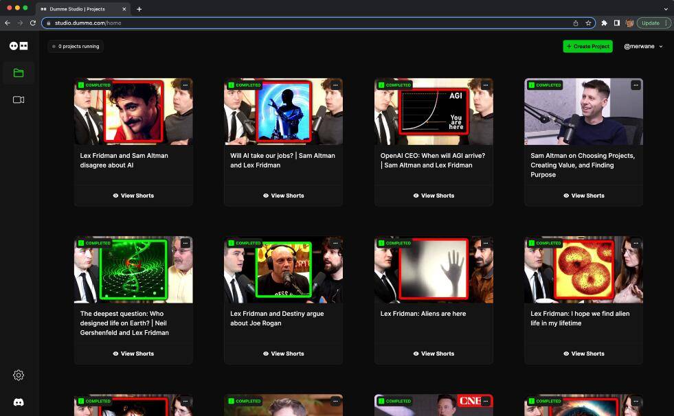 AI 视频编辑器Dumme：几分钟就能将YouTube长视频变成短(图1)
