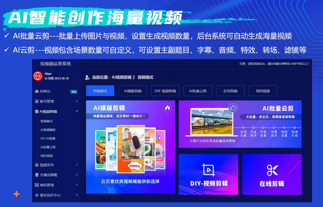 ai智能剪辑视频软件AI智能批量剪辑工具如何重塑短视频创作生态？(图1)
